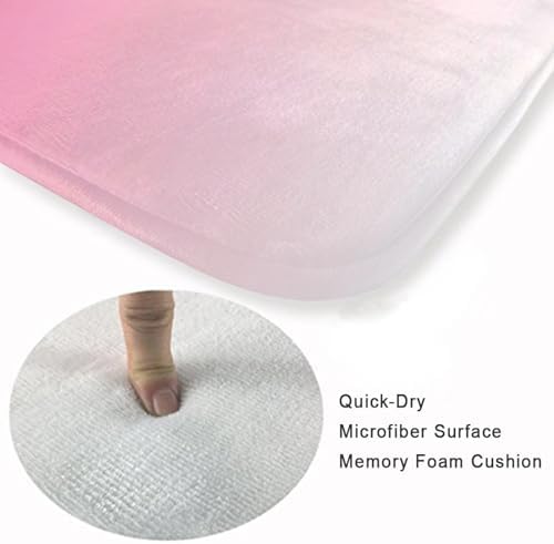 Soft Flannel Non-Slip Bath Mat 16x24inch