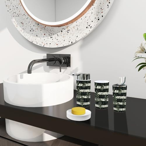 Boho Tropical 6-Piece Bathroom Accessory Set