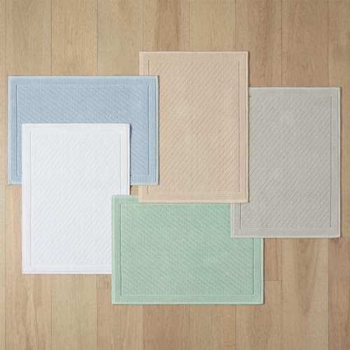 Arkwright 100 Cotton Bath Rug - Green 20x32 in 1