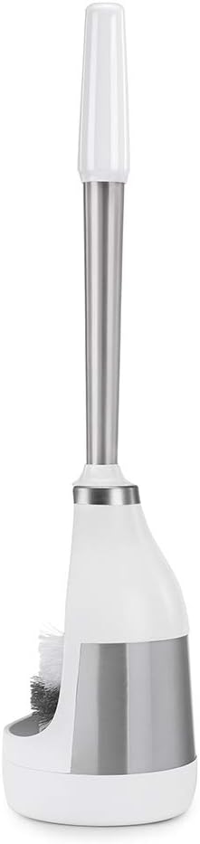 Polder Belle Design Toilet Brush Caddy with Twist-Off Brush Head