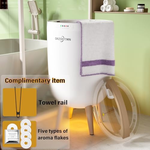 ORZDOTMN 20L Towel Warmer with Bluetooth Mood Lights