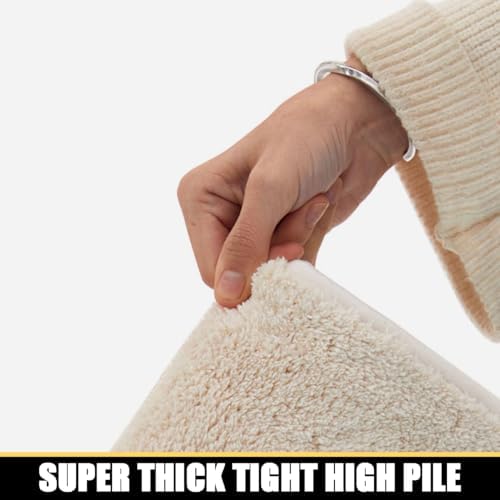 NIOKIT Thick Plush Cashmere Imitation Bath Rug