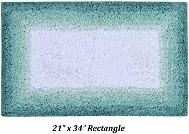 Better Trends 100 Cotton Torrent Bath Mat - Turquoise