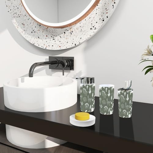 TRANQDEHOM 6-Piece Bathroom Accessory Set 1