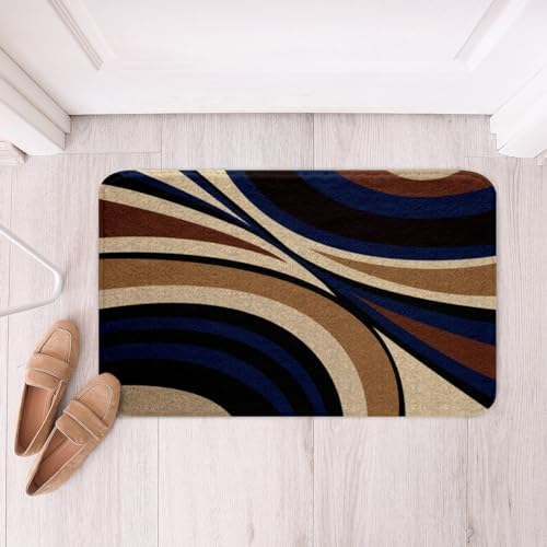Feelyou Modern Geometric Bath Rug - 16x24 Inch
