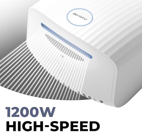 Bertreno Commercial Hand Dryer with LED Light