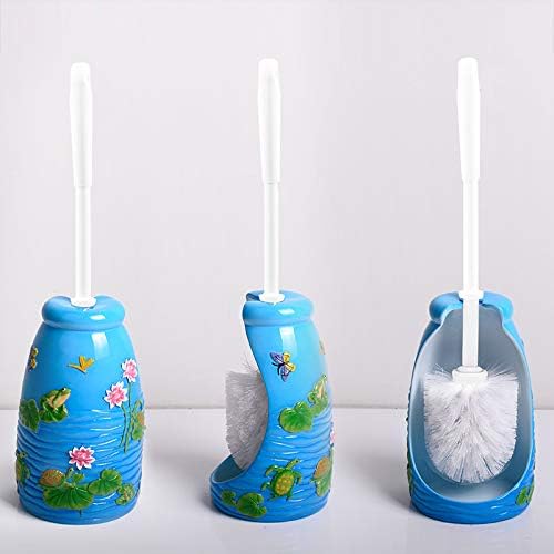 SPOUR Toilet Brush with Holder Fish Pattern Design