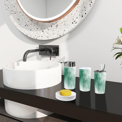 Boho Bathroom Accessory Set 6 Piece Snowflakes