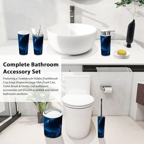 Boho Tuscany Bathroom Accessory Set 6 Piece