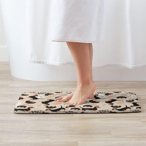 MZERSE Machine Washable Bath Mat with Memory Foam