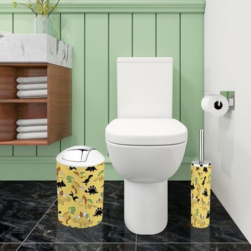 Boho Dinosaur Bathroom Accessory Set 6 Piece