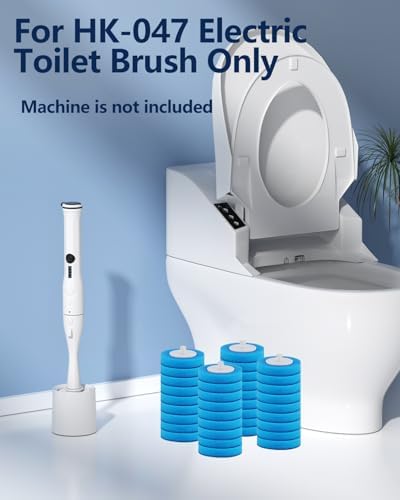 36PCS Disposable Toilet Brush Heads for Leebein HK-047 Electric Toilet Brush