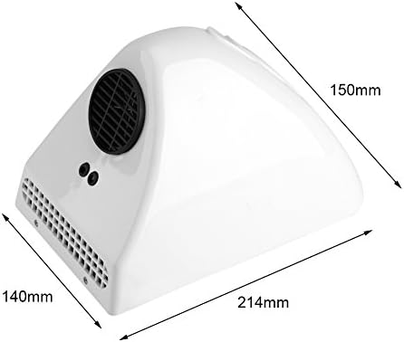 Mini Automatic Hand Dryer with Sensor 600W White ABS