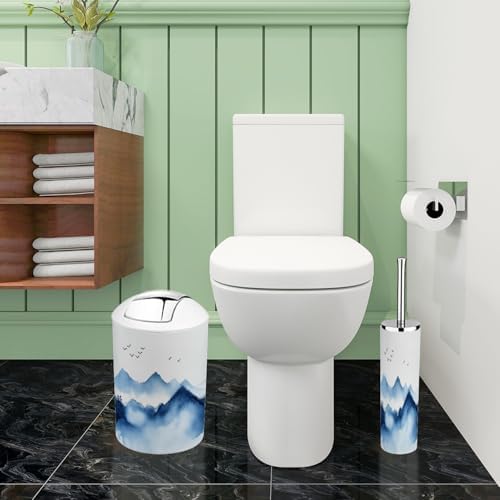 Boho Style 6 Piece Bathroom Accessory Set