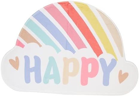 Cabilock Rainbow Bath Mat Kids Welcome Doormat Rug