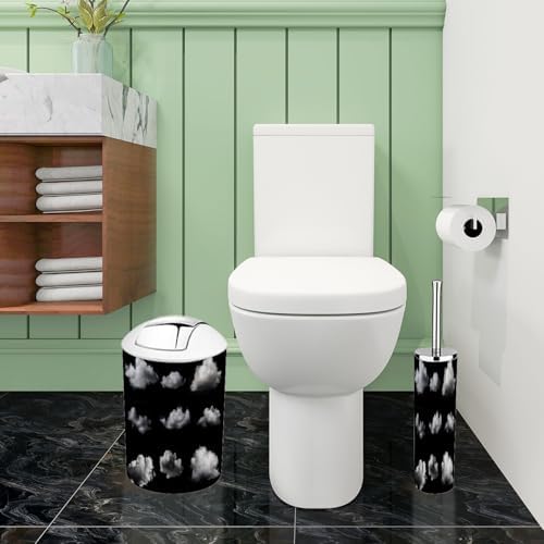 Boho Clouds Bathroom Accessory Set 6 Piece 1