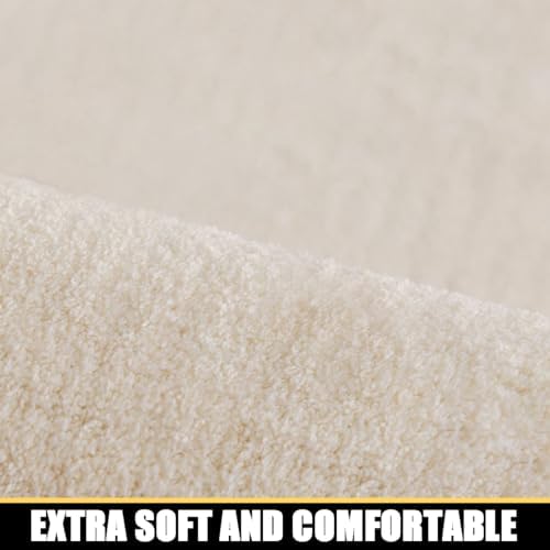 NIOKIT Thick Plush Cashmere Imitation Bath Rug