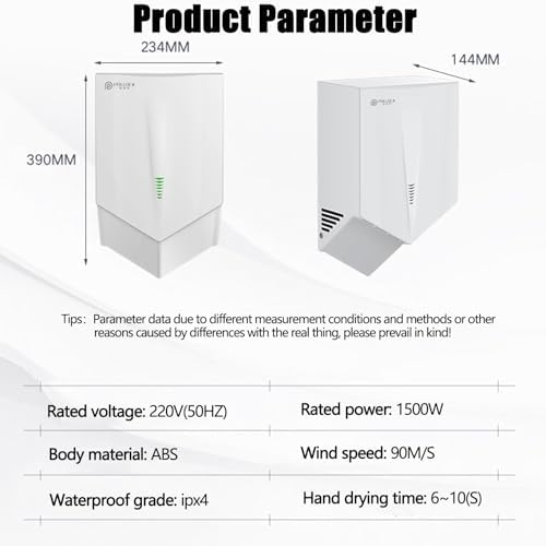 Automatic Induction Hand Dryer with High Speed Airflow