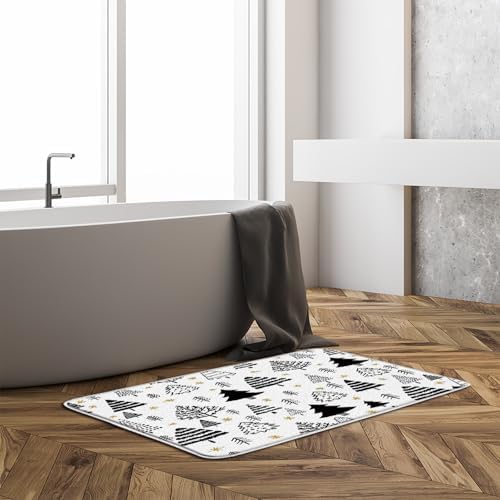GCTNBJL Christmas Bath Mat 18x30 Inch 1