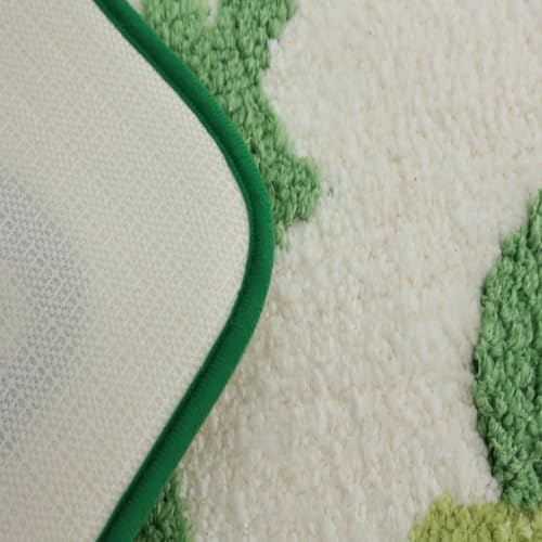 Cute You Look Good Rug - Green White Bath Mat 20x315 Inch