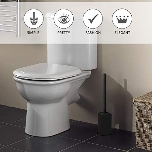 Stainless Steel Toilet Brush Holder for Bathroom Storage