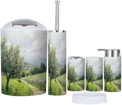 TRANQDEHOM Bathroom Accessory Set 6 Piece 1