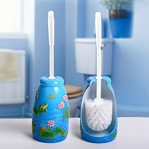 SPOUR Toilet Brush with Holder Fish Pattern Design