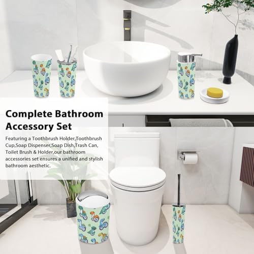Boho Style Bathroom Accessories Set 6 Piece