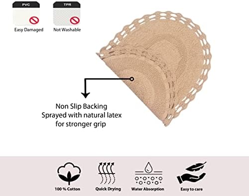 Home Weavers Hampton Crochet Reversible Bathmat 20x20