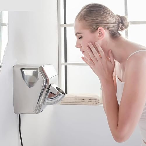 QIANMEI 2300W Commercial Hand Dryer with Sensor and Stainless Steel Housing