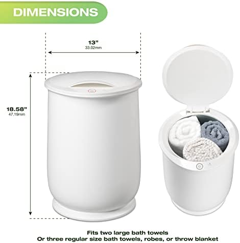 Homewerks Towel Warmer with 60-Minute Timer