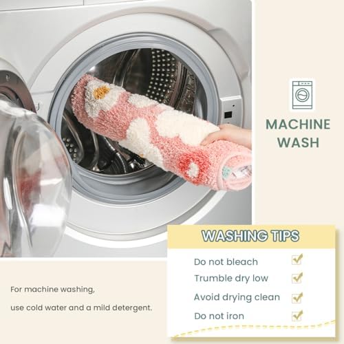 Loismood Flowers Absorbent Bath Rug