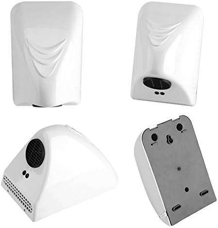 Mini Automatic Hand Dryer with Sensor 600W White ABS