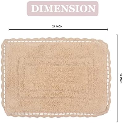 Home Weavers 100 Cotton Reversible Bath Mat