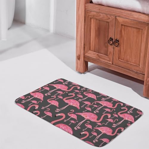 MZERSE Unique Bathroom Rug with Non-Slip Design