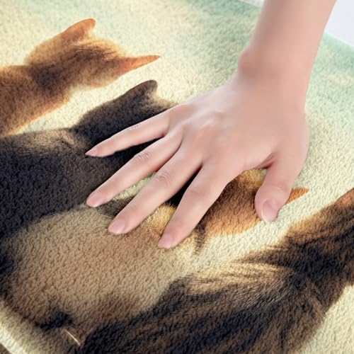 Feelyou Cat Bath Mat Non-Slip 16x24 Inch
