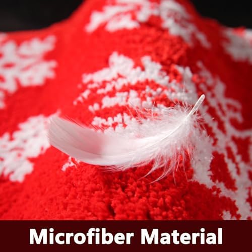 Whoohoohome Christmas Snowflake Bath Mat 32x20 Inches