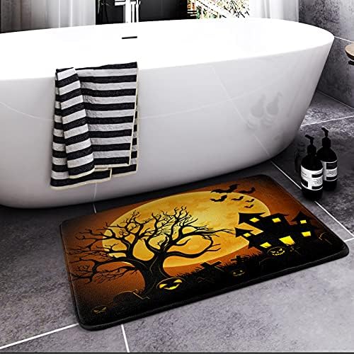 Britimes Halloween Bath Mat 18x30 Inches Non-Slip