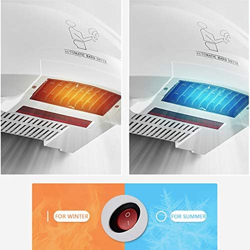 Commercial Touchless Hand Dryer 1800W High Speed Wall Mounted