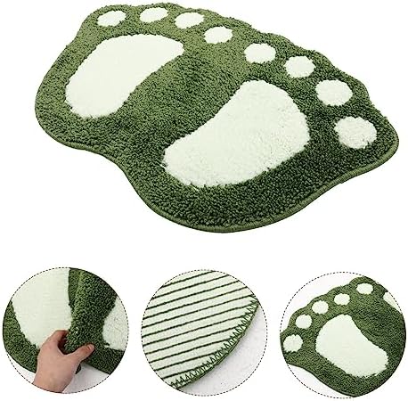 KONTONTY Water Absorbent Anti-Slip Bath Rug for Kids