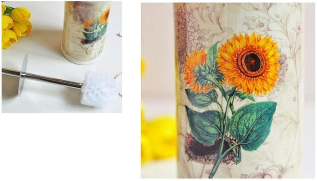 Kanazz Sunflower Toilet Brush Set