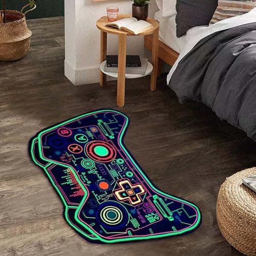 Cartoon Gamepad Floor Mat - Funny Non-Slip Soft