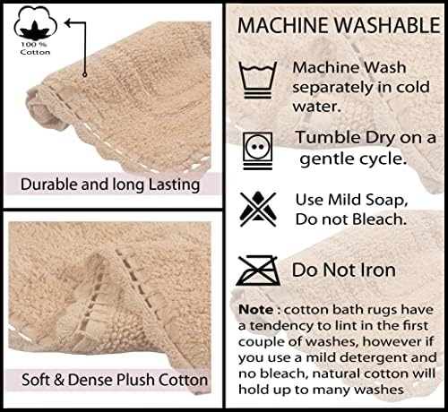 Home Weavers 100 Cotton Reversible Bath Mat