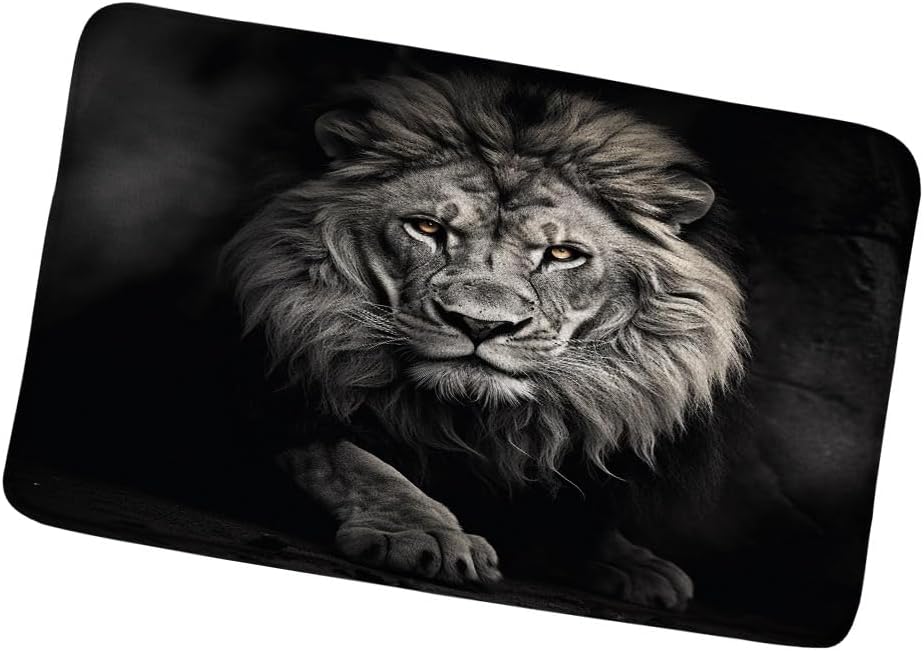 ZZYSKS Vintage Lion Bath Mat 178x295 Inch
