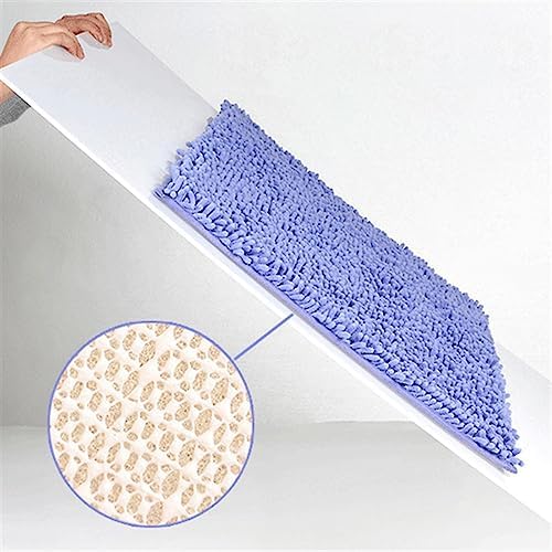 Reyox Thick Chenille Bath Mat 16x26ft Non Slip Orange