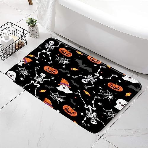 Happy Halloween Bath Mat - Non-Slip Microfiber