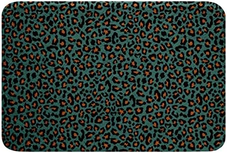 Leopard Print Bath Rug for Girls Boys Teens