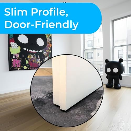 DidiDesk Modern Black Grey Bath Rug with Anti-Slip Backing