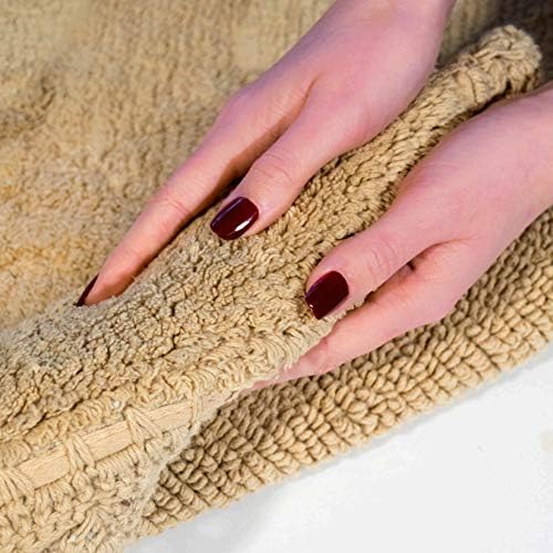 Chesapeake Linen Crochet Bath Rug Set 21 x 34 17 x 24