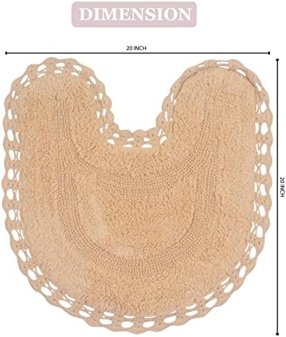 Home Weavers Hampton Crochet Reversible Bathmat 20x20
